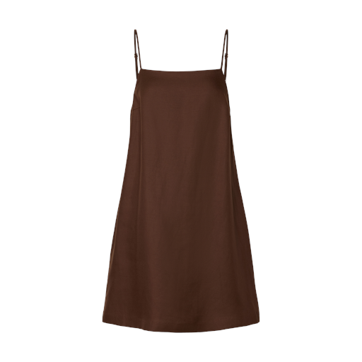 SLFLYRA-LINNIE Short Dress - Chestnut